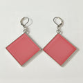 Coral Luxe Diamond Drops